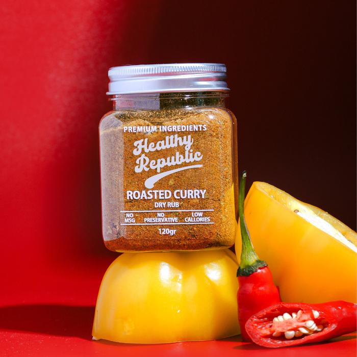 

terbaru !!! [ bundle 3pcs bebas pilih ] healthy republic dry rub bumbu marinasi dry rub 120gram