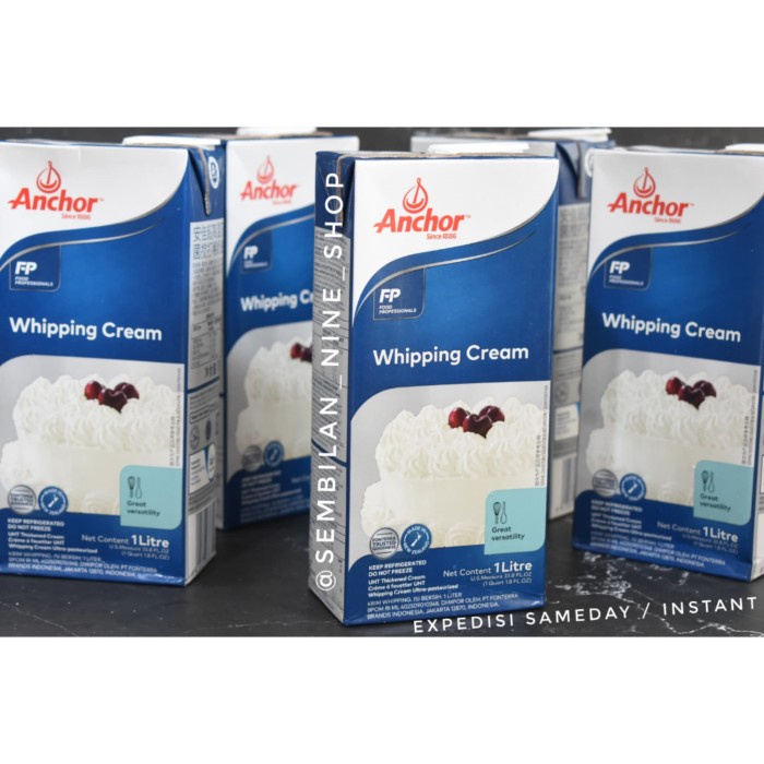 

Anchor Whipping Cream 1 Liter