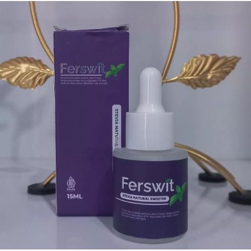 

terbaru !!! ferswit stevia pemanis gula alami daun stevia 15ml ready