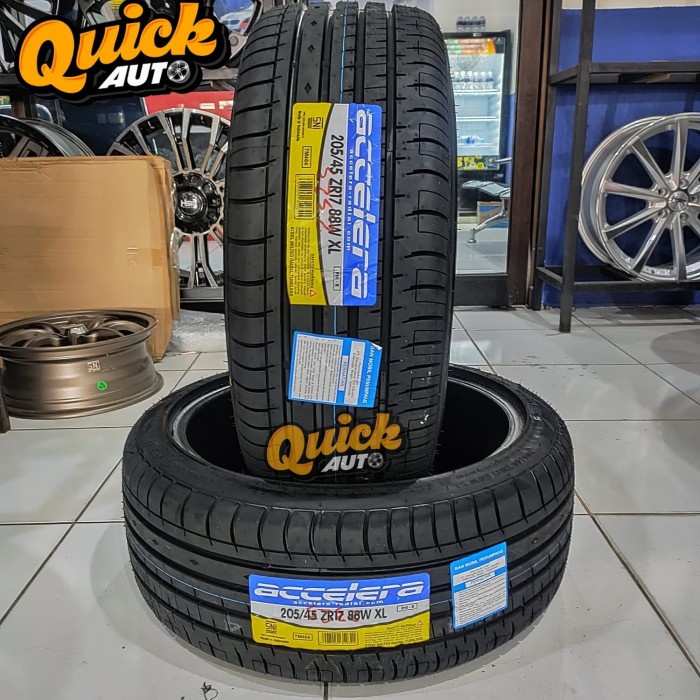 Ban Mobil Tubeles Ring17 Ban Baru Accelera 205 45 Ring 17 Ban Baru R17