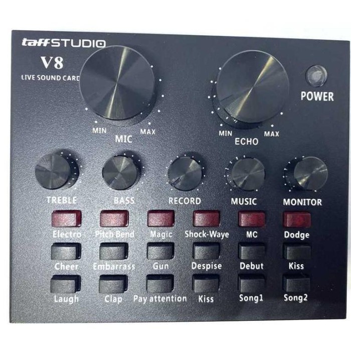 STOK TERBARU Paket Alat rekaman Profesional home recording - Mic BM-800 - Soundcard V8 - stand