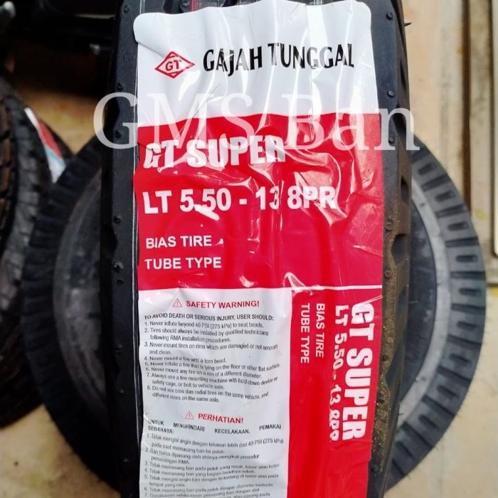 Ban Gajah Tunggal 5.50-13 8Pr Gt Super