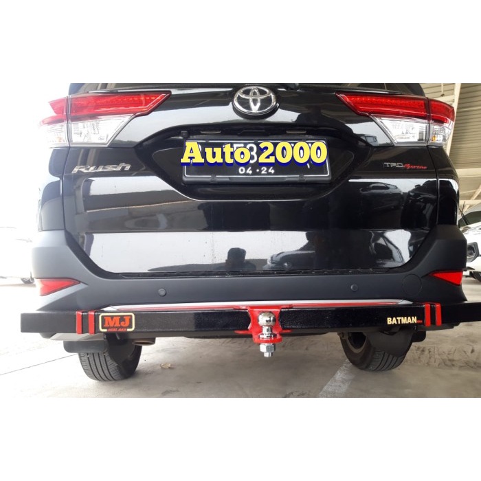 Bumper Belakang Towing Bar Besi Mj All New Rush/Rush Hitam