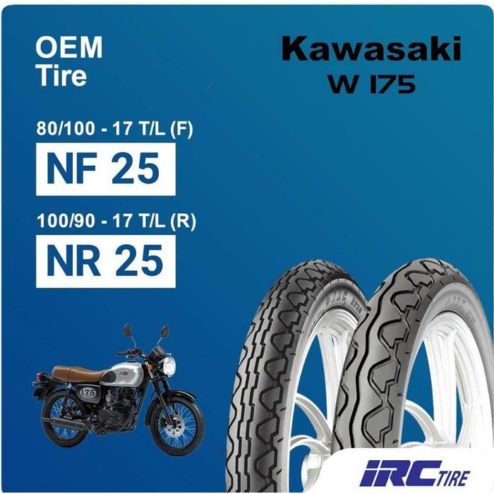 (Bayar Ditempat) Ban Irc 80/100-17 Nf25 Tubeless Ban Motor Cb150, Verza, Megapro All Series