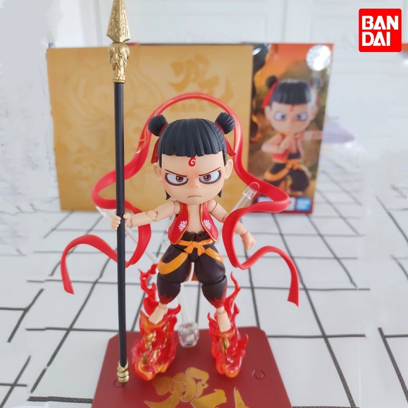 HAL New Bandai Shf China Anime Movie Characters Nezha Joints Movable Limited Collection Gifts Toys A
