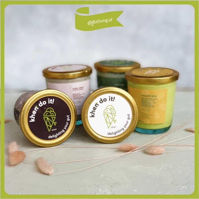 

ICE CREAM GELATO GRASSFED COW MILK KHEN (ES KRIM NATURAL) KODE 7
