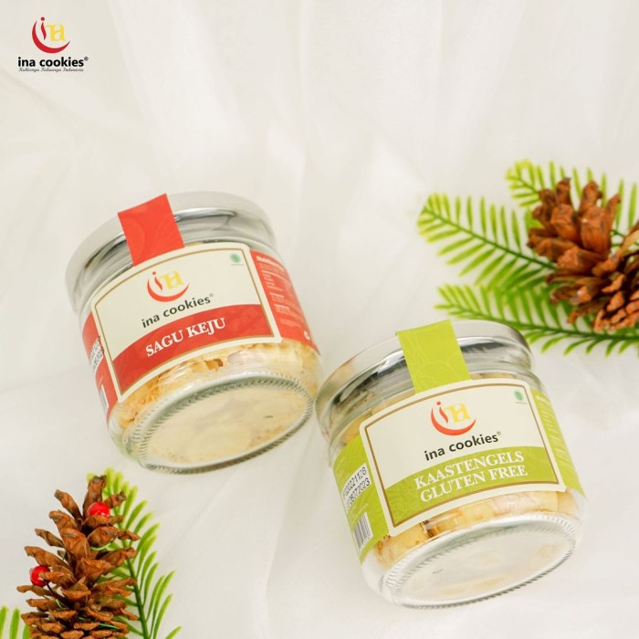 

READY STOCK INA COOKIES KUE JAR TOPLES KACA HANYA GRAB GOSEND LEBARAN KODE 784