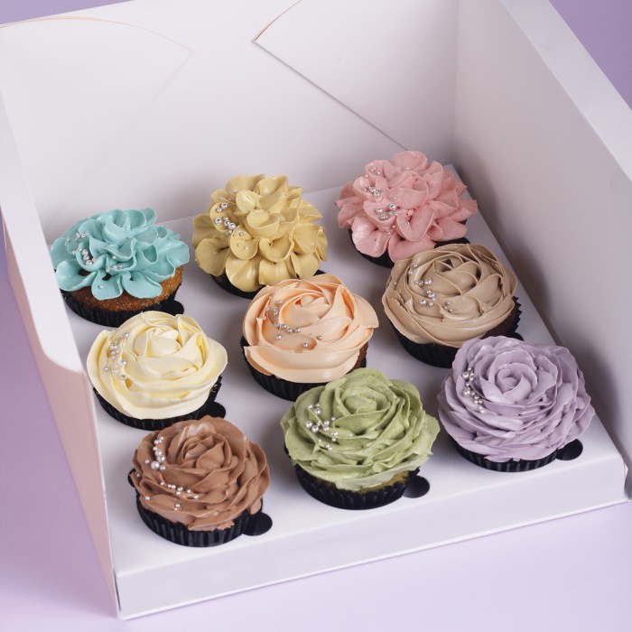 

COLETTE LOLA FLORAL CUPCAKES SET - 9 PCS KODE 1180