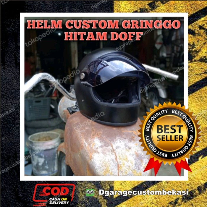 Helm Custom Gringo Cc Helm Cakil M30 Bullit Gringgo Bandit Gostbone M3