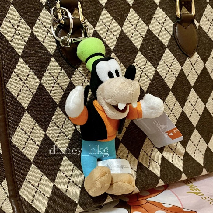 Boneka Bag Charm KeyChain Goofy Disney Original