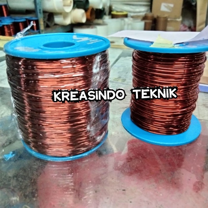 kawat tembaga Email diameter 1mm per 500 gram - kawat tembaga murni