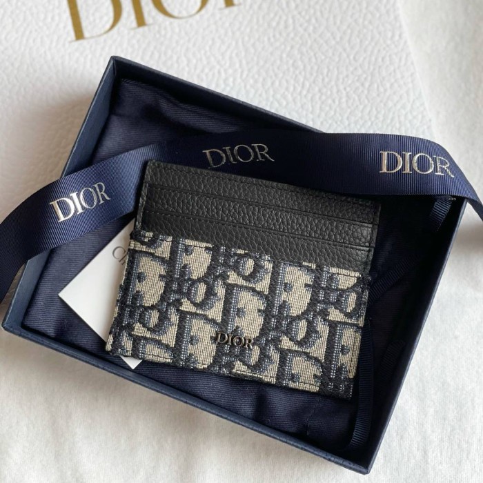 

Original - CD Dior Oblique Cardholder Christian Card Holder Kartu Kode 1472