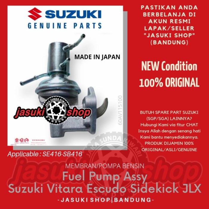 Fuel Pump / Pompa Bensin Vitara Escudo Sidekick