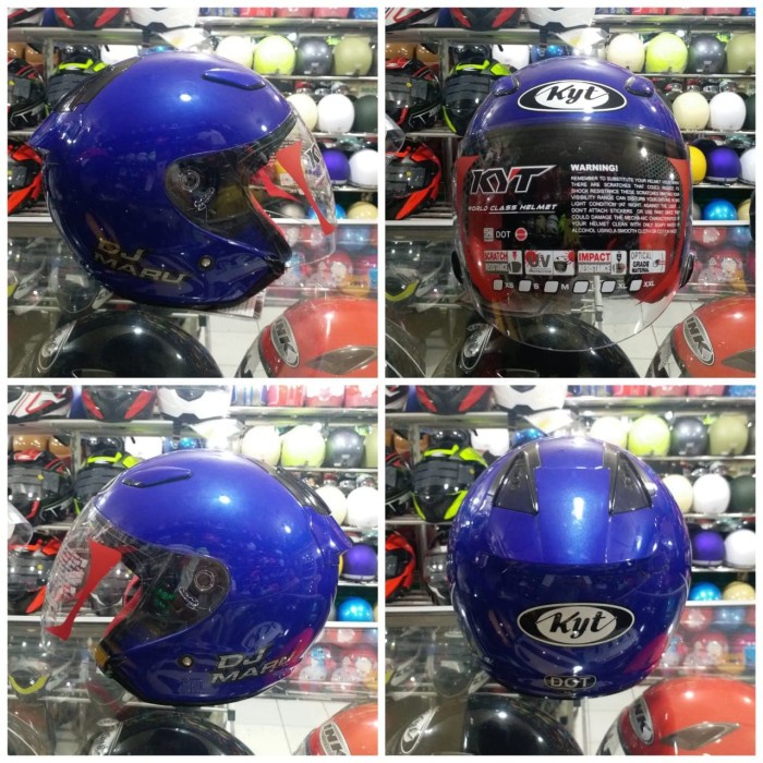 Helm Kyt Djmaru Polos Biru