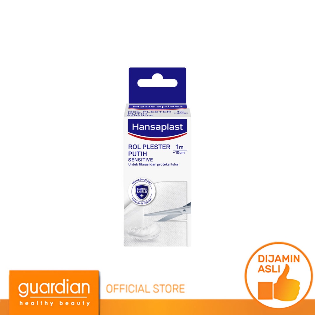 Hansaplast Rol Plester Putih Sensitive 1m x 10cm