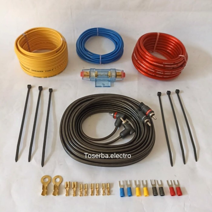 Paket Kabel Full Set Installation Audio Mobil Sound System