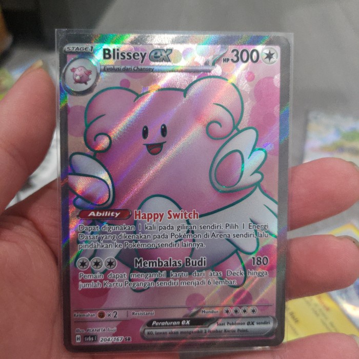 (BRI) blissey ex Sr sv6s TCG pokemon