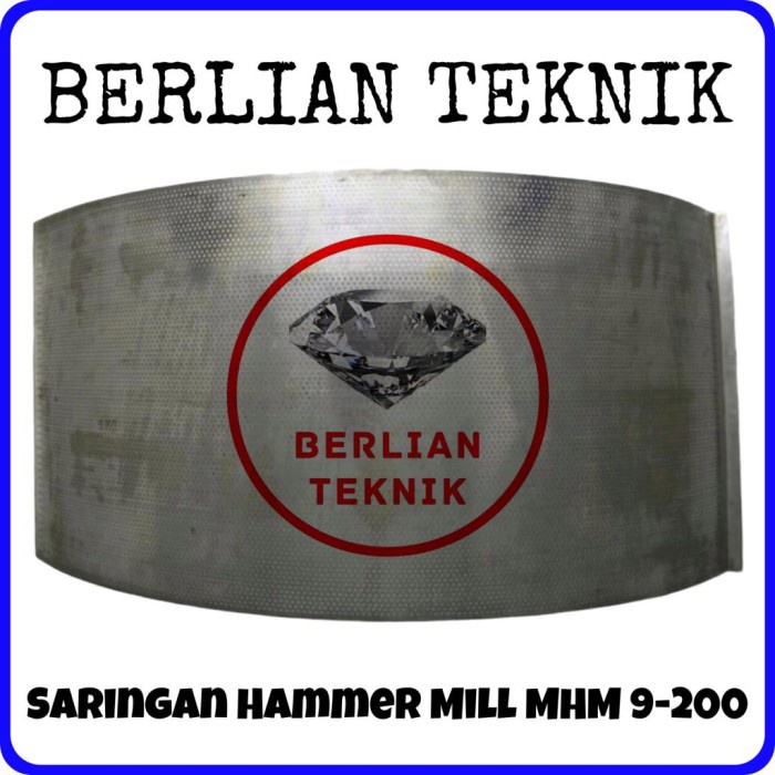 Saringan Gilingan Tepung Hammer Mill Penepung Mahkota Mhm 9-200
