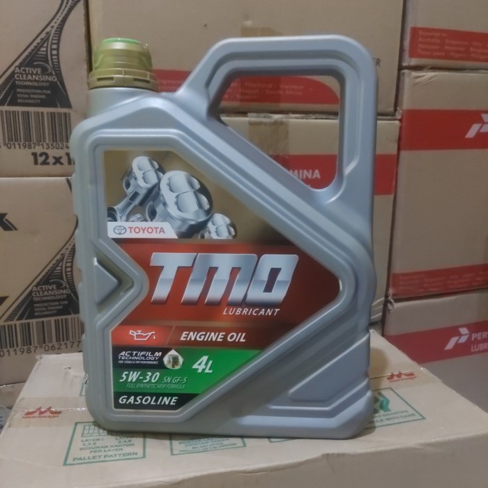 Toyota Tmo 5W-30 Sn Gf-5 4Liter Original Engine Oil Oli Mobil