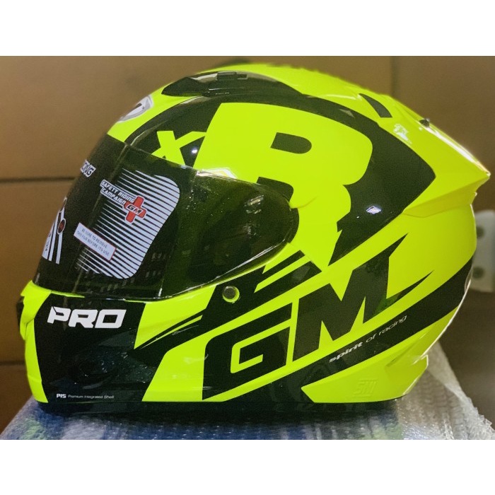 Gm Race Pro Zr 650 Yellow - Visor Smoke