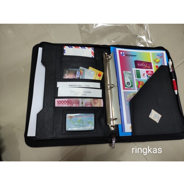 

map sleting seminar a4 ring 3 kulit sintetis Kode 352