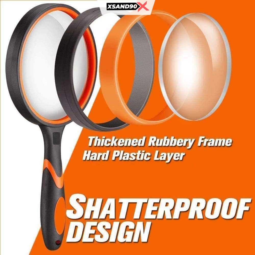 

NOF Kaca Pembesar Handheld Magnifying Glass Lup Magnifier 65mm 10X - N-10