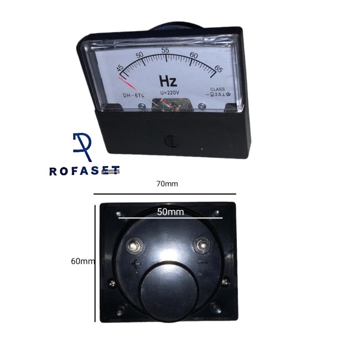 Panel meter Hz DH670 45-65Hz 220v ac