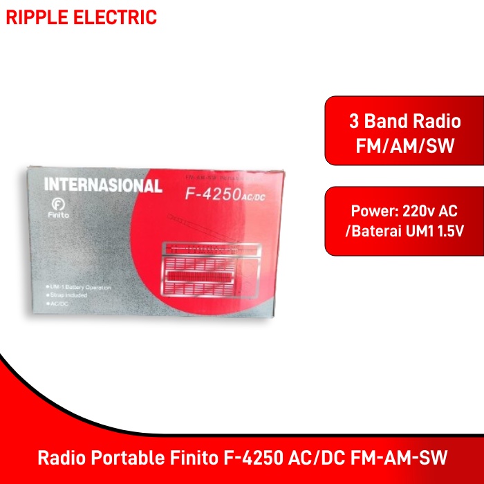 Radio FM Finito F-4250 AC/DC
