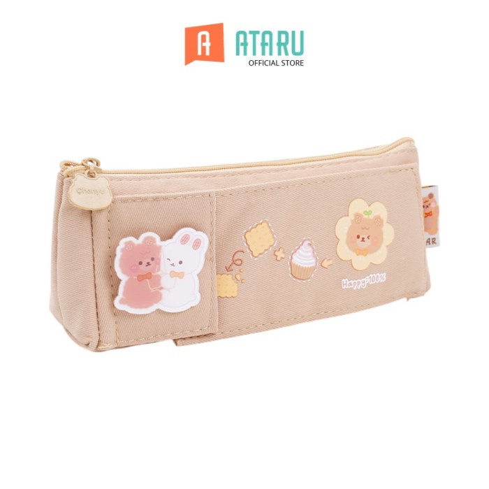 

TERPERCAYA Ataru Tempat Pensil Bear Mix Colors pouch pensil pulpen pencil case tempat alat tulis