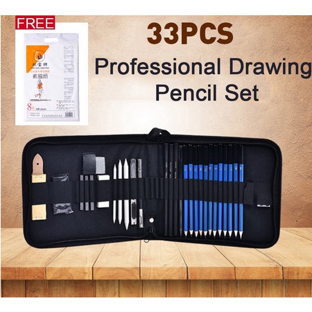 

FREE ONGKIR 33PCS/Set Pensil Pisau Penghapus dan Pensil Gambar untuk Sekolah