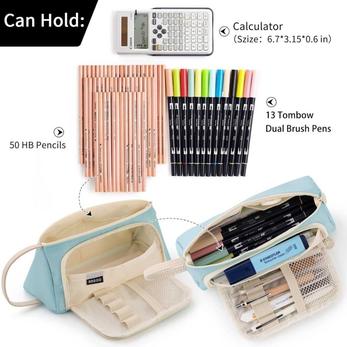 

EKSLUSIF Tas Alat Tulis Sekolah Tempat Penyimpanan Pensil Pouch Stationery