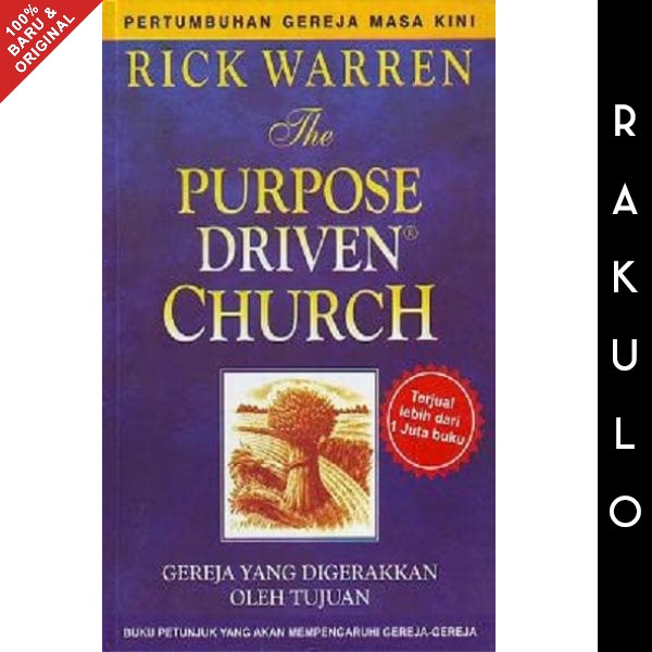 

Ready Buku The Purpose Driven Church - Rick Warrren Hard Cover