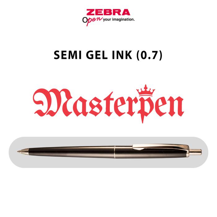 

TERBARU! ZEBRA Masterpen 0.7 - Pulpen Semi Gel