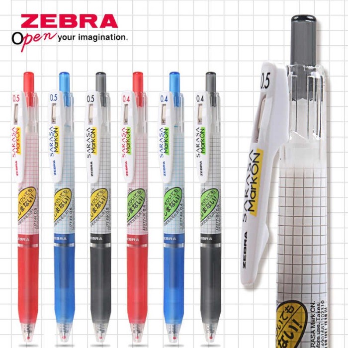 

HOT SALE! Zebra Sarasa Pulpen Gel Pen Clip Mark On Limited Edition Berkualitas
