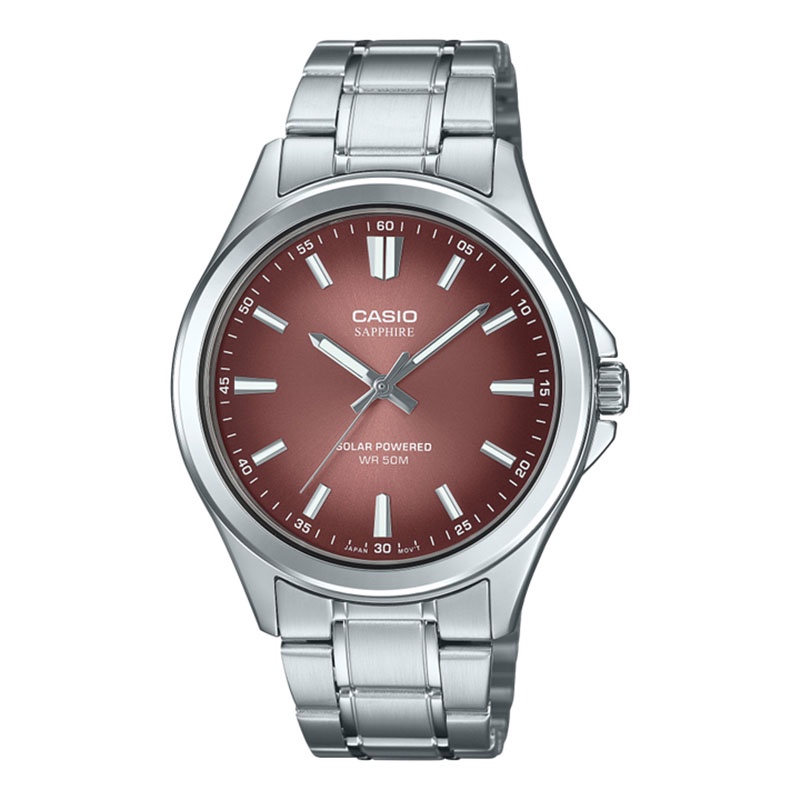 CASIO ORIGINAL MTS-RS100D-5A MTS RS100D 5A RS100D MTSRS100 JAM TANGAN PRIA LA  B086