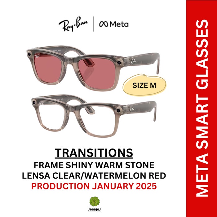PROMO Kacamata Viral Rayban Meta Wayfarer Smart Sunglasses Langsung Kirim