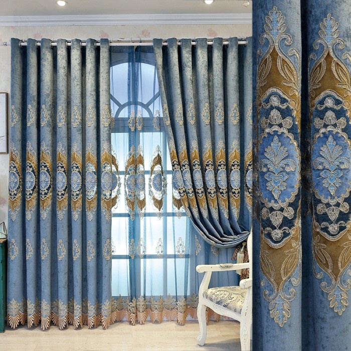 

New European-Style Curtains For Living Dining Room Bedroom Kamjay