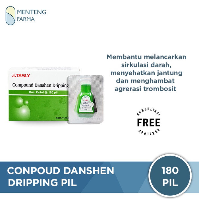 TERBARU Compound Danshen Dripping Pill - Obat Sirkulasi Darah