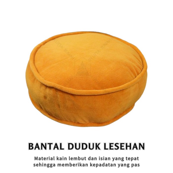 Bantal Bulat Lesehan Duduk Lantai Cafe Jumbo Empuk Premium