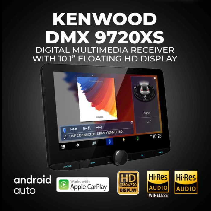 Headunit Kenwood Dmx 9720Xs 10" High Res