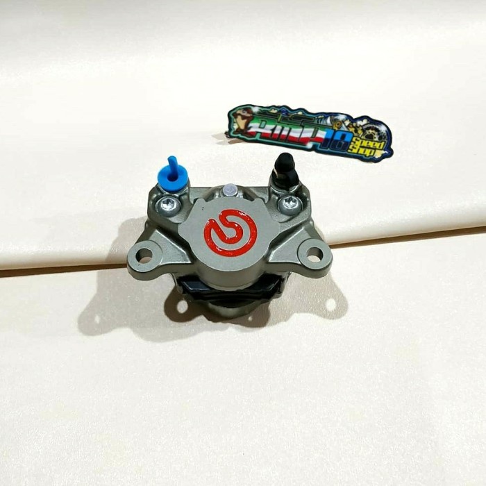 Kaliper Brembo 2Piston Grey Big Logo Merah Original Thailand Grade A+