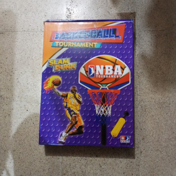 mainan basket tiang anak
