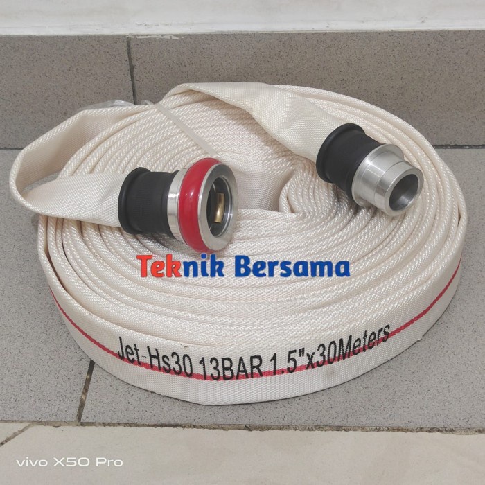 Selang Pemadam Kebakaran 1.5 Inch 30 Meter Komplit Kopling