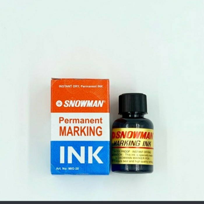 

$$$$] TINTA SPIDOL PERMANEN REFILL SNOWMAN MARKING INK MIG20