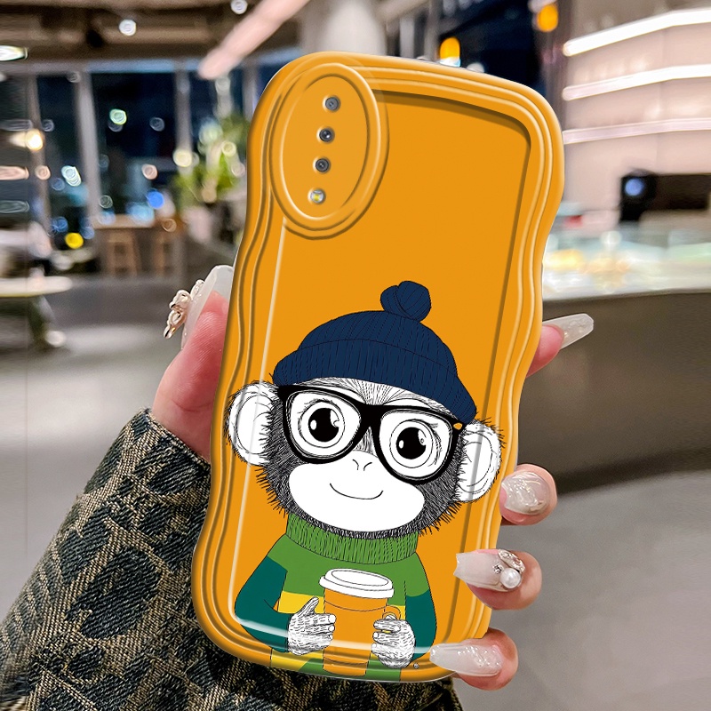 Casing Hp Untuk Samsung Galaxy A7 2018 Case Casing Softcase HP Kesing gelombang transparan silikon