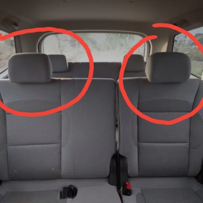 headrest jok tengah wuling confero sandaran kepala jok mobil 2pcs