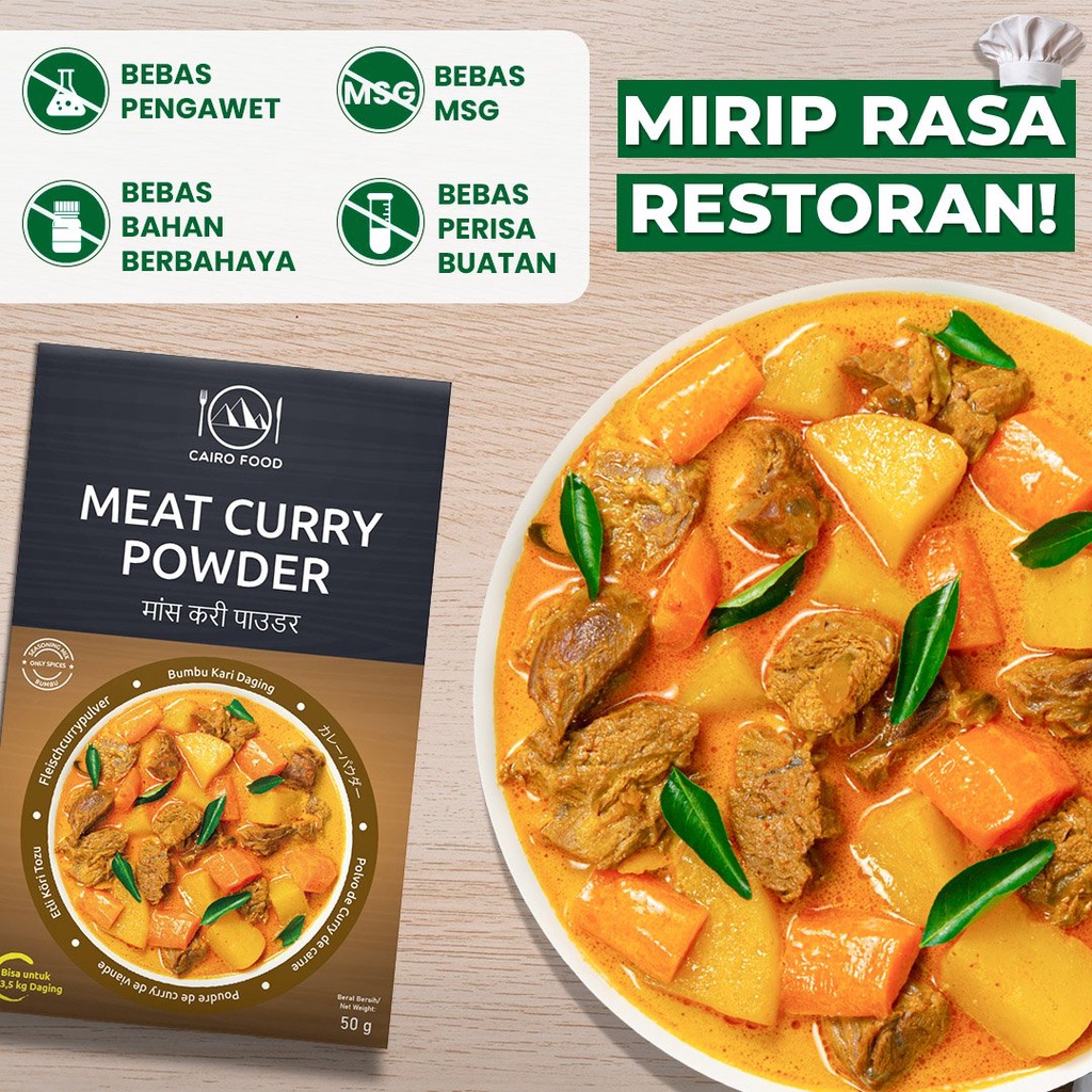 

Bumbu Kari Daging Premium Untuk Profesional - Cairo Food
