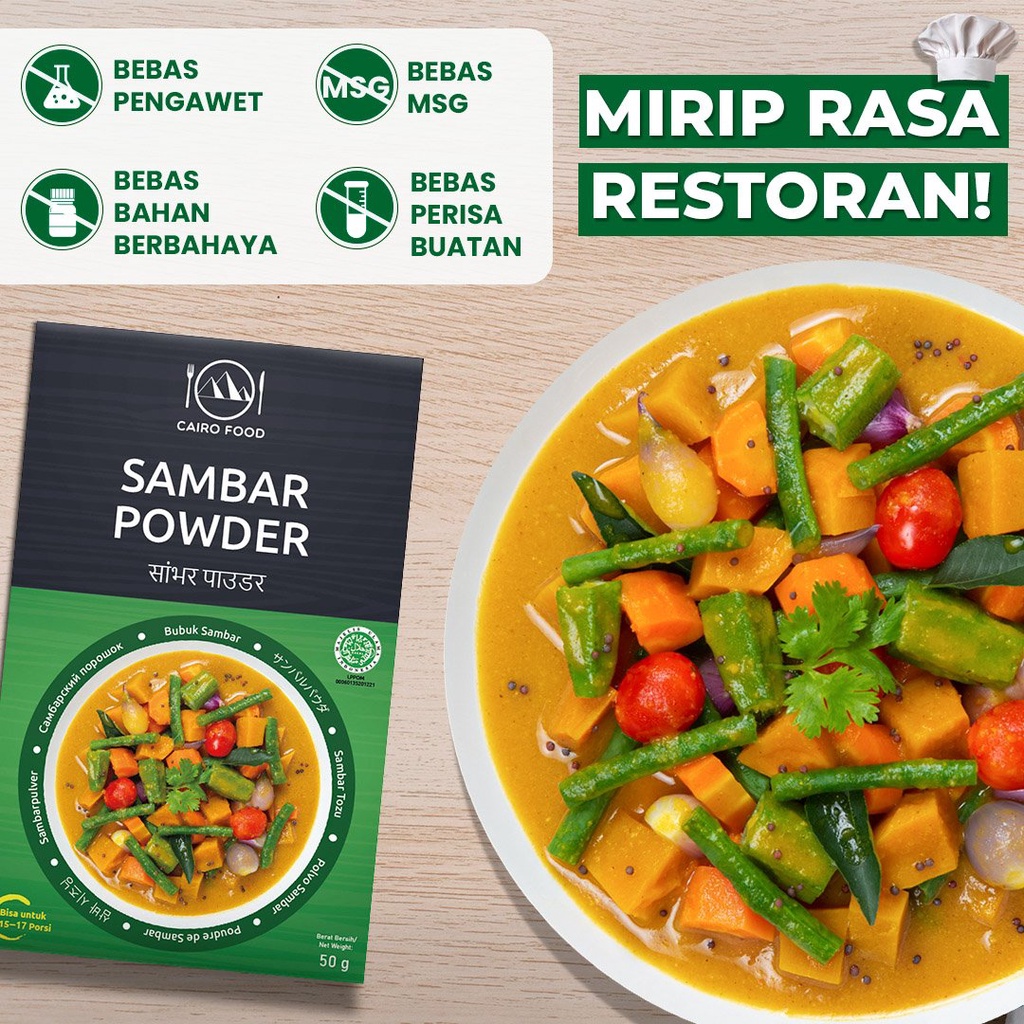 

Bumbu Sambar Premium Untuk Profesional - Cairo Food