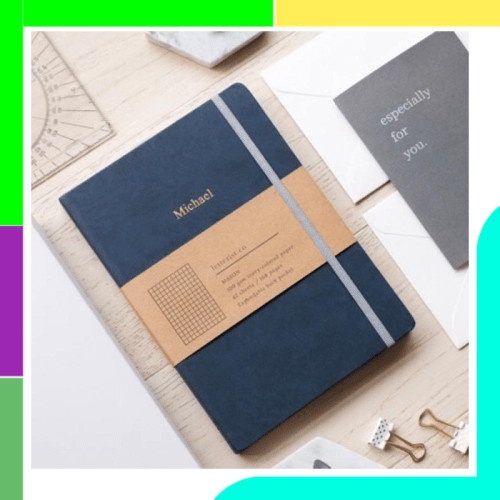 

Buku Harian Letterist Mason Notebook Berkualitas + Custom Nama /