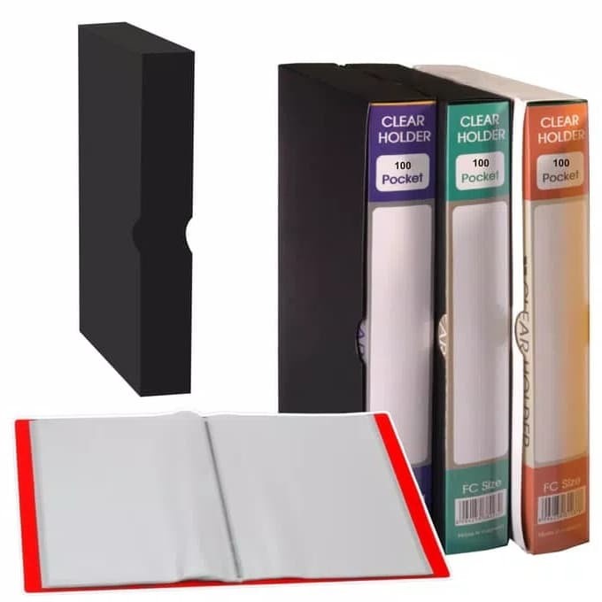 

Clear Holder/Display Book Folio 100 Pocket Interx
